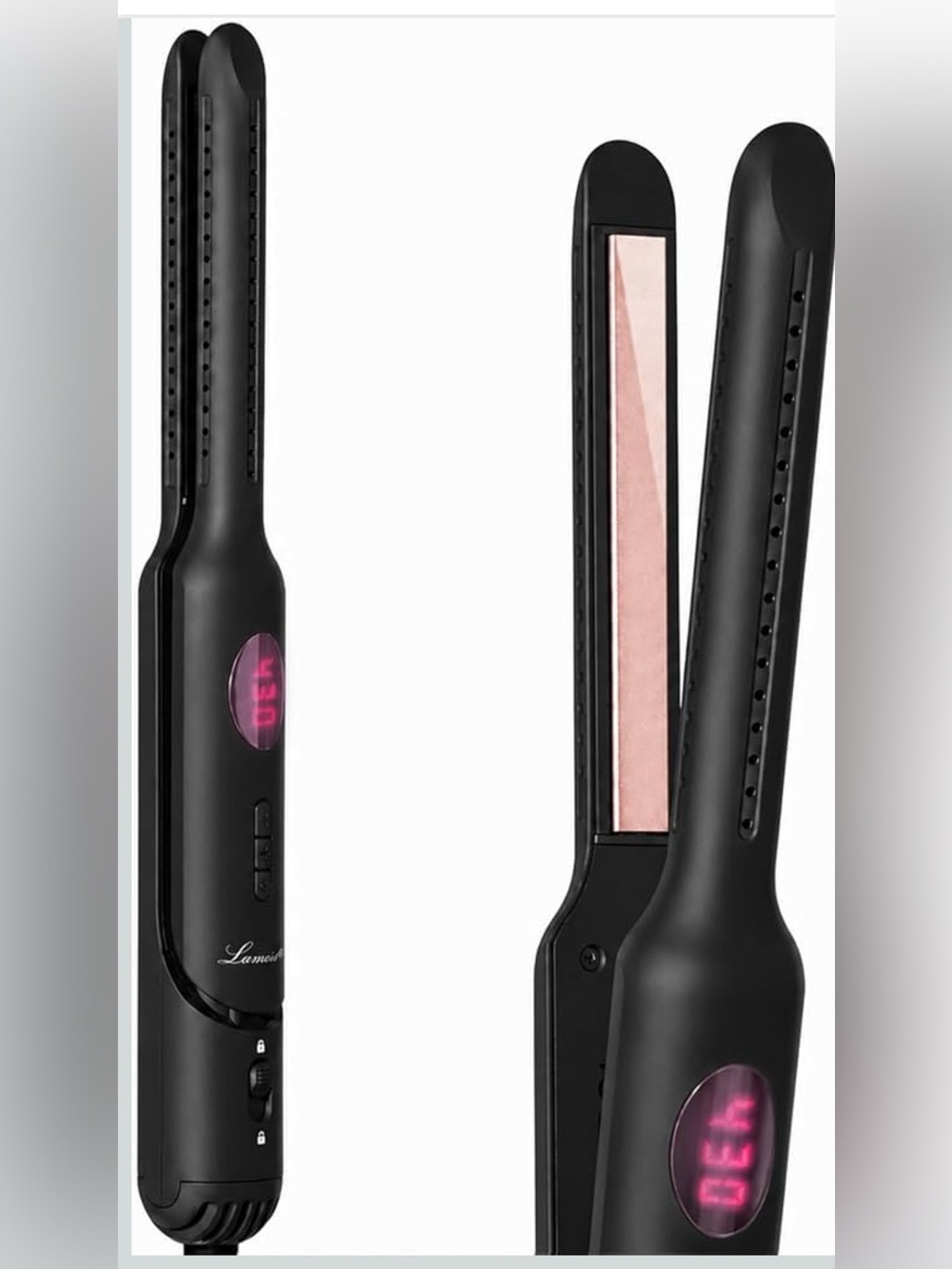 airflow styler mini curling iron for short hair pixie cut and bangs